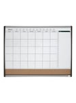 Nobo Quartet combo board: whiteboard bulletin board - 585 x 430 mm