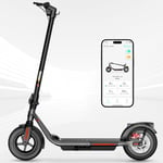 Scooter électrique Adulte,15 Mph & 32km Range, e Scooter Portable de 10'' Pneumatic & Solid Tires,Trottinette Electrique Pliable pour Les et Les Adolescents, Double Système de Freinage