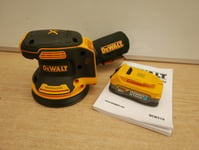 DeWalt DCW210 18v xr 5" Random Orbital Sander Bare Unit + DCBP034 1.7 ah Battery