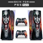 Sticker En Vinyle Pour Manette De Console Ps5 - Compatible Avec Sony Playstation 5 Edition Digitale