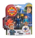 Simba 109251043 - Fireman Sam - Sam Figures Double Pack III, Sam & Norman