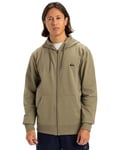 Quiksilver Polaire à Fermeture éclair Basic Hood Zip Young Men Homme Beige XXL