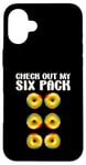 Coque pour iPhone 16 Plus Check Out My Six Pack Funny Donut Lovers Workout Gym