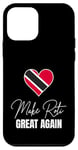 Coque pour iPhone 12 mini Make Roti Great Again Funny Trinidad and Tobago Trini Flag