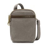 Travelon Anti-theft Courier Mini Crossbody Cross Body Bag, Stone Gray, One Size, Anti-theft Courier Mini Crossbody