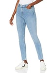 MERAKI Jean Skinny Taille Haute Femme, Bleu Marine Foncé, 32W / 32L