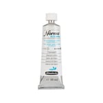 Schmincke Norma Blue vattenlöslig oljefärg 35 ml Titanium white 21114