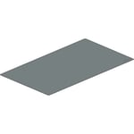 PEKA 100.1186.56 Tapis de tiroir antidérapant pour Meuble de Cuisine Standard/Snello KB 450 mm, Silicone Gris Noyer, argenté