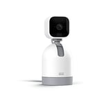 Blink Mini Pan-Tilt Camera | Caméra de surveillance connectée d'intérieur rotative sur secteur | Audio bidirectionnel, vidéo HD, détection de mouvements, Alexa intégré | Blanc