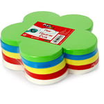 Fixo 2 mm EVA Rubber Figures Yellow/White/Sky Blue/Red/Green, 15.5 x 15.5 cm