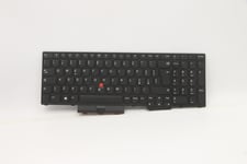 Transimage - Ersättningstangentbord För Bärbar Dator - Qwerty - Italiensk - Svart - För Thinkpad L15 Gen 1 20U7, 20U8