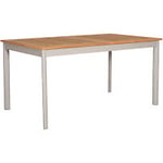 Atleve Kiwi utebord aluminium khaki/teak 152/210x89 cm