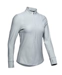 Under Armour Womens Qualifier 1/2 Zip Top Gym Running Active Track Top 1326512 014 - Grey Textile - Size X-Small