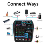 4 Channel Music Console Mixer Sound Mixing For USB Home Product BGS