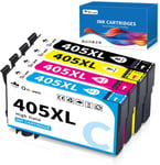 405XL Cartouche d¿Encre Compatible pour Epson 405 XL pour Workforce Pro WF-3820DWF WF-3825DWF WF-4820 WF-4825 Workforce WF-7310DTW