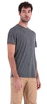 Icebreaker Men's Merino 150 Tech Lite III Short Sleeve Tee Gritstone Heather, Gritstone Hthr-013, XXL