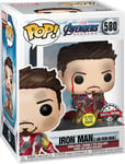 Funko POP! Marvel: Marvel Avengers Endgame - I Am Iron Man - Metallic - Glow...