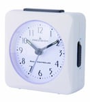 Precision PREC0050 Radio Controlled Alarm Clock, White