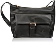 usha BLACK LABEL, Sac à bandoulière Femme, Noir, Einheitsgröße