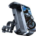 Miracase Support Téléphone Vélo 2024 Amélioré Support Téléphone Moto Porte Telephone Trotinette Electrique, Scooter avec 360° Rotation, Compatible avec iPhone et Autres Smartphone de 4.7”-6.8”