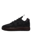 Nike Men's Air Force 1 Wild Sneaker, Black Black Velvet Brown Cedar, 5 UK