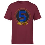 T-shirt Power Rangers Alpha-5 Logo - Bordeaux - Homme - XL