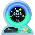 Réveil Enfant Educatif Hibou Lumière Veilleuse Luminosité 5 Couleurs Réglable Réveils pour Garçon Fille Anniversaire