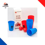 Mini Beer pong maudit avec gage, Jeu d'alcool, gobelets incassables