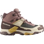 Salomon Women's X Ultra 5 Mid GORE-TEX Burlwood/french Roast/rattan, 40 2/3