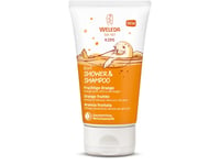 Weleda Kids 2In1 Shower & Shampoo, 150 Ml, 2-I-1 Schampo Och Duschkräm, För Hemmabruk, Barn, Alla Hår, Svart, Blond, Brun, Kastanjebrunt, Röd