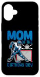 Coque pour iPhone 16 Plus Hockey Mom Of The Birthday Boy Hockey Family Matching gift