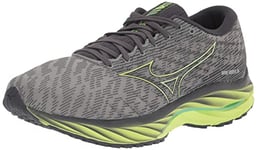 Mizuno Chaussures de Course Wave Rider 26 pour Homme, Ultimte Gry Neo Lime, 11.5 US