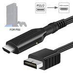 Adapter Audio Video Converter Cable PS2 To HDMI-compatibale PS2/PS1 to HDMI