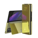 Samsung Galaxy Z Fold 2 - Stilrent LEMAN Fodral Guld