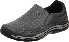 Skechers Men's Expected-gomel Slip On Loafer, Grey, 10 UK XX-Wide