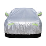 Housse de Protection pour Voiture Extérieure - Bâche Oxford Imperméable, Ouverture Latérale pour Cabine, Doublure en Coton Respirant, Anti-UV, Neige