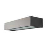 Edge direct vegglampe ned 7W 2700 Kelvin dimbar IP65 - Grafitt