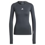 adidas Women's Techfit Long Sleeve Training Top, Black, M