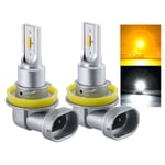 Tlily - Voiture Ampoule a Led De Brume H11 / H8 H9 24W 2400 6000K Jaune