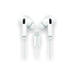 Écouteurs HOP blancs, Lightning (Apple Comp.) - earTECH HOP ergonomique, laissez-vous séduire par la beauté d'un son clair. – Des