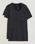 GANT 2-Pack Crew Neck T-Shirt Black