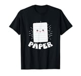 Paper Halloween Costume Rock Paper Scissors Roshambo T-Shirt