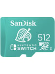 SanDisk Nintendo Switch microSD - 100MB/s - 512GB - Animal Crossing edition
