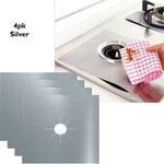 4x Reusable Gas Stove Hob Range Protector Liner Non Stick Cooker Cover NEW