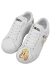 DOGO Unisex Enfants Vegan Blanc Baskets - Warner Bros Best of Tweety and Sylvester Motif-30