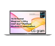LG Gram (2021) 17Z90P-G.AA66G 17"" QHD i5-1135G7 Iris XE Plus 16GB RAM 512GB SSD W11H (17Z90P-G.AA66G)