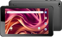 Logicom Tablette 76 Multimédia Adulte 7’’ - Caméra AV 2 MP/AR 5MP - Lecteur Vidéos - Appels Vidéo - WiFi - Bluetooth - USB-C - Android 13 - Stockage 16 Go - Batterie 3000 mAh - Noir