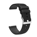 Klokkereim 20 mm for Garmin, Samsung, Huawei, Amazfit Sort