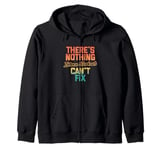 There's Nothing Intense Workouts Can't Fix" - Retro Workout Zip Hoodie