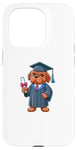 Coque pour iPhone 15 Pro Dogue De Bordeaux Diplôme Chien Funny School